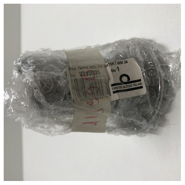 Marine Town RVS water dekvuldop 38 mm - 2310035