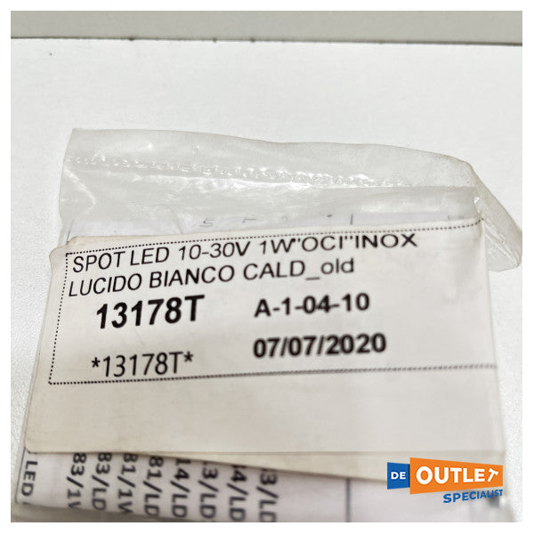 BMC 3283 / ld1w / 3 Build in Innewless Steel LED Papin 10-30V