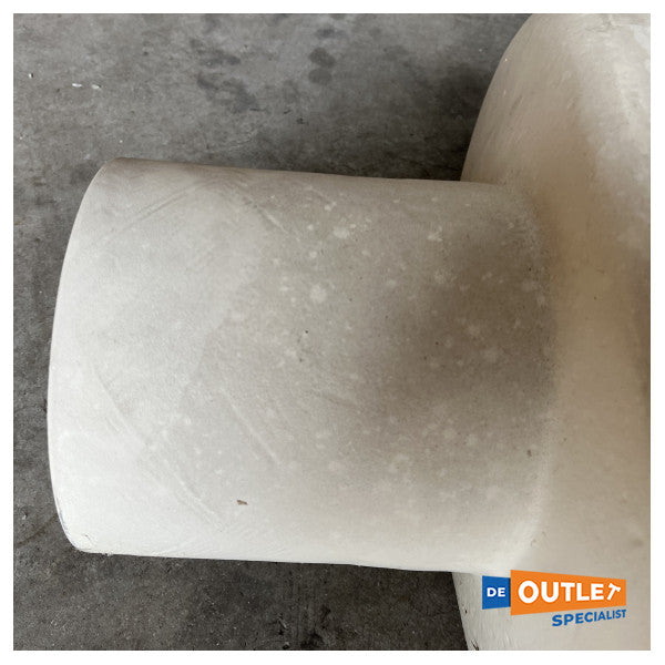 GRP υδατοφράκτης | θαλάσσιος σιγαστήρας 200 mm λευκό νέο παλιό απόθεμα - 140044G