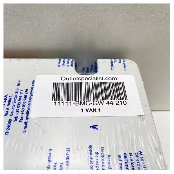 Gewiss IP56 グレー電気ジャンクションボックス 380 x 300 x 120 mm - GW 44 210