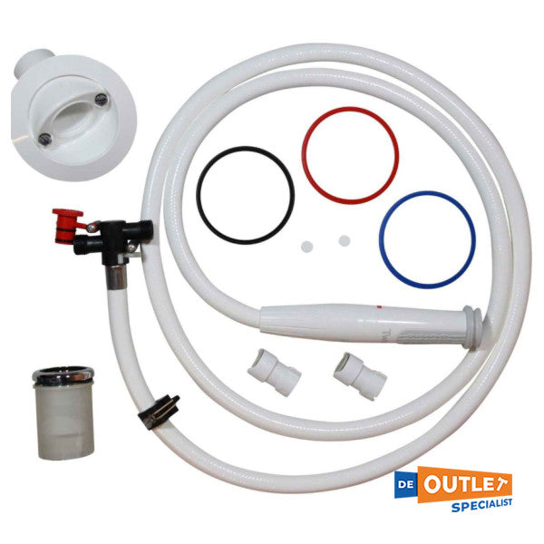 Змішувач для душу Whale Twist сірий - DS0006