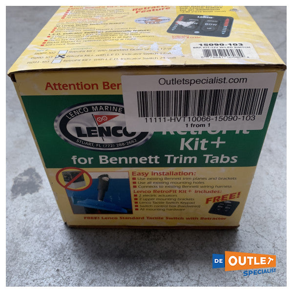 Κιτ Lenco RetroFit με διακόπτη ένδειξης LED + ελεγκτή 12V - 15090-103