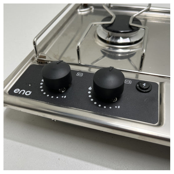 طباخ غاز مدمج من الفولاذ المقاوم للصدأ من إينو ماستر 2 شعلة - 432340010785