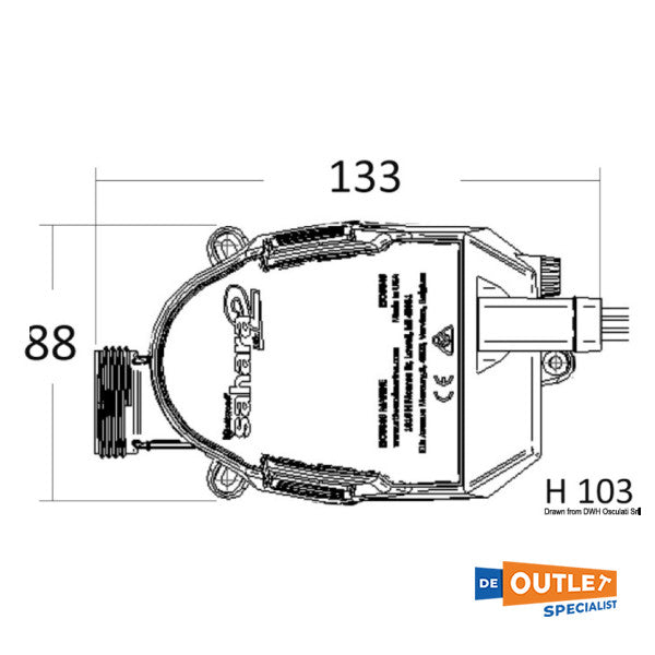 Трюмна помпа Attwood sahara MK2 12v S800 - 16.490.02