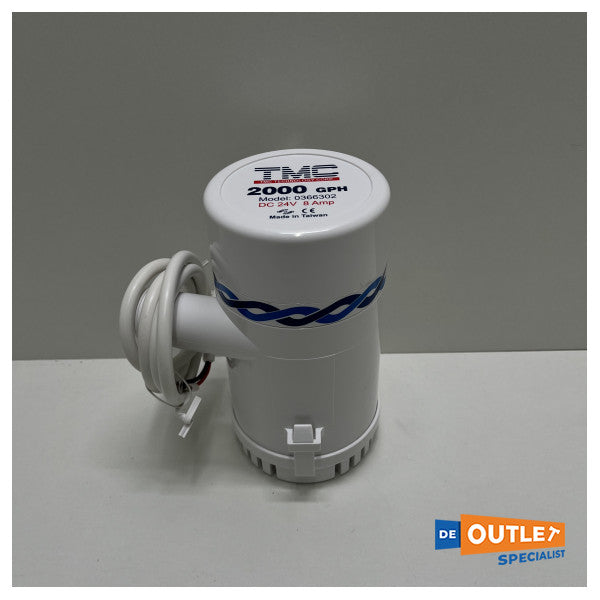 TMC R18 2000 GPH HAUTE CAPACITÉ 24V POMPE BILD BLANC - 503-1820012