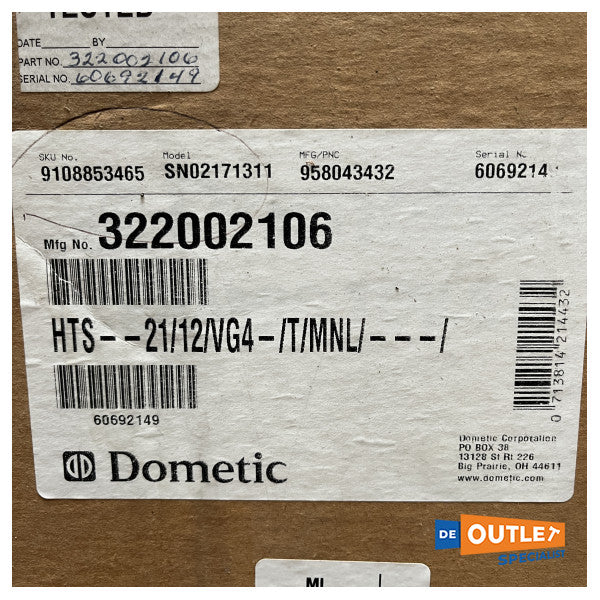 Zbiornik próżniowy Dometic HTS 80L 21 | 12 | VGS 12V - 322702112