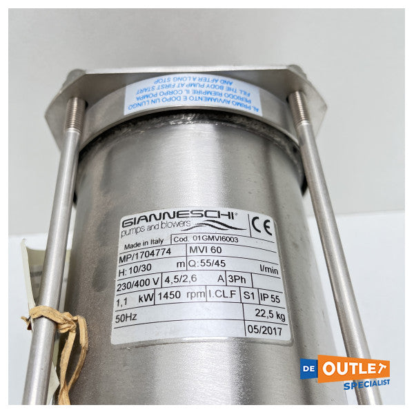 Gianneschi Single Screw Self Priming Pump 230V - MVI60