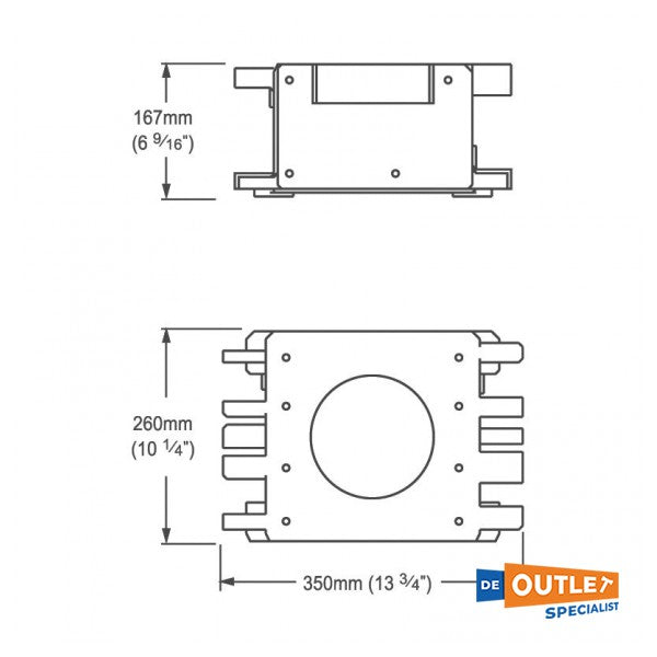 Whale 8L vuilwatertank 12/24V - 17540260