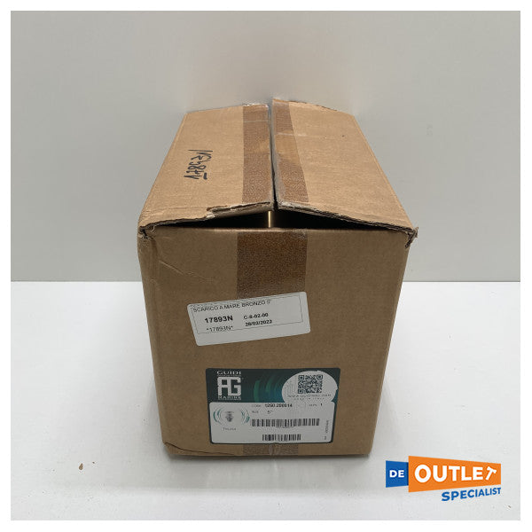 4-дюймовий бронзовий водопровідний патрубок серії Guidi Manta - 1260.200014