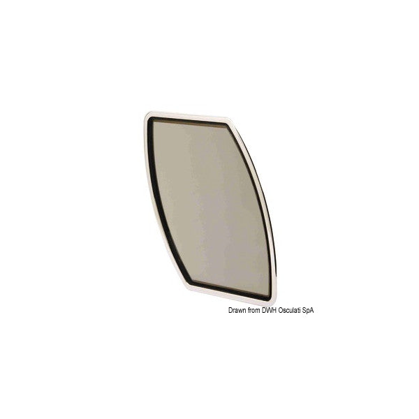 Bomar Flagship porthål i rostfritt stål - 19.221.05