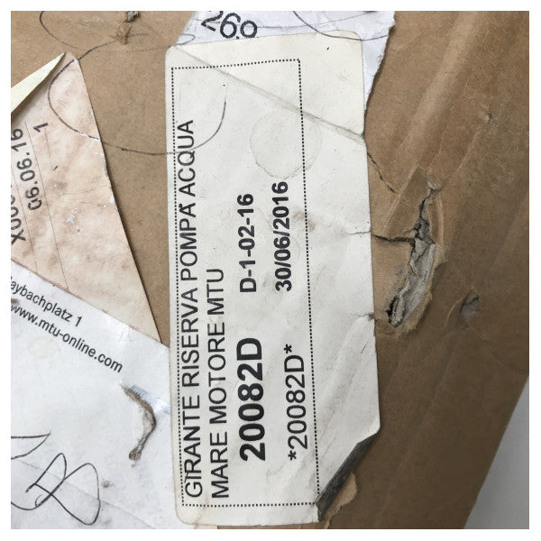 MTU pronssinen keskipakopyörä raakavesi | merivesipyöräsarja - X00017269