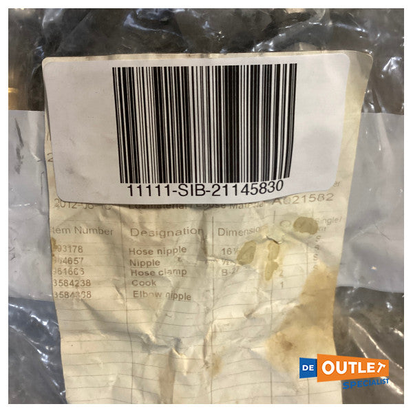 Zestaw przyłączeniowy ciepłej wody do bojlera Volvo Penta - 21145830