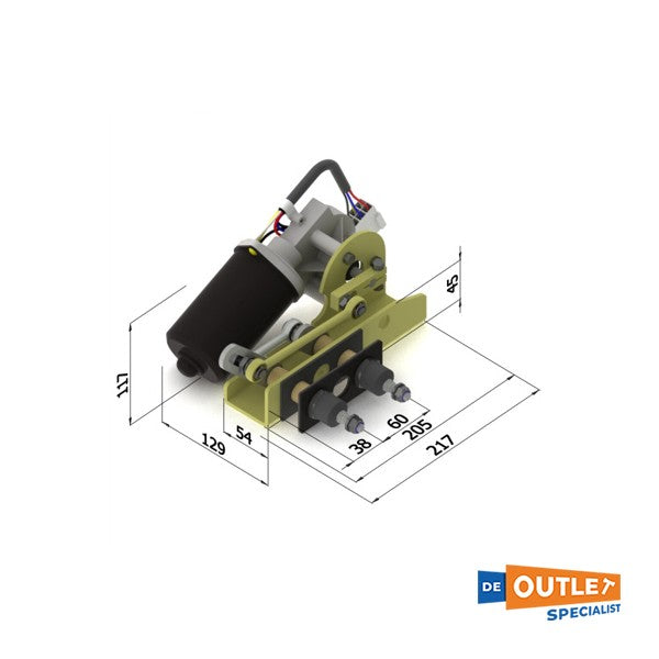 Exalto RW 240BS 24V 40nm wd 30 mm Viskermotor