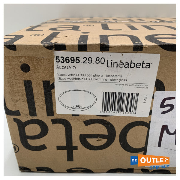 Скло для умивальника Lineabeta 300 мм - 53695.29.80