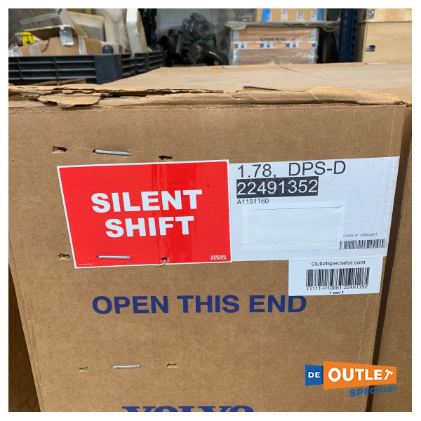 Предавателно отношение на кърмовата уредба Volvo Penta DPS-D 1,78:1 silent shift - 22491352