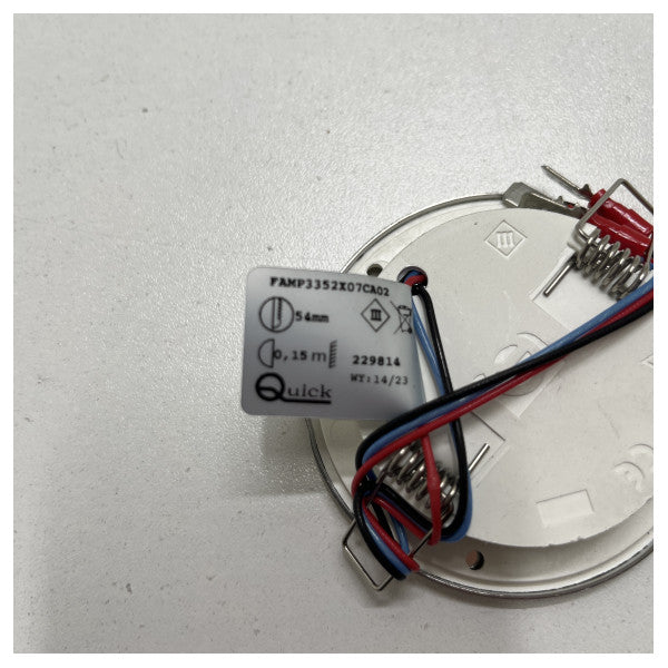 Quick TED C LED прожектор за вграждане кръгъл хром 12/24V - FAMP3352X07CA02