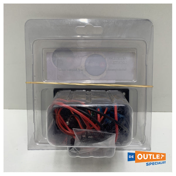 Превключвателен панел Allpa черен 12V с амперметър - 025335