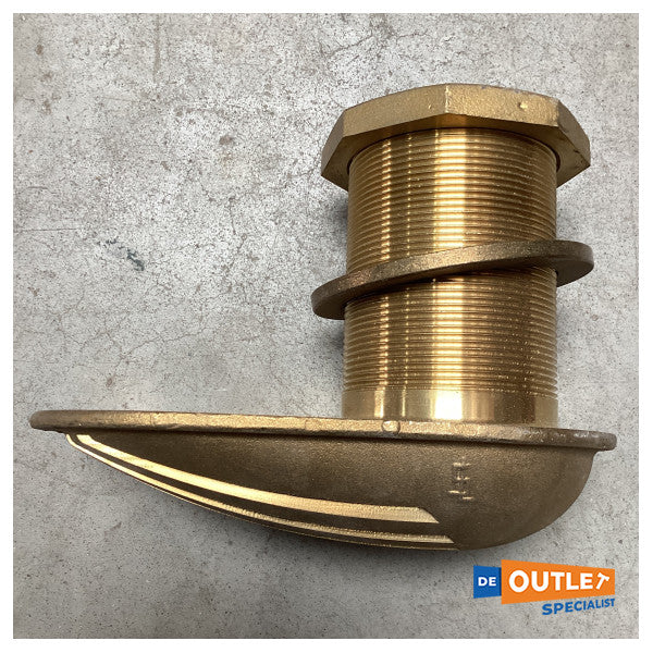 جروكو 2.5 بوصة من البرونز من خلال مأخذ المياه عبر الهيكل - سلسلة 2600