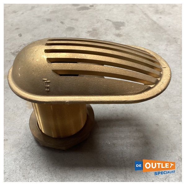 جروكو 2.5 بوصة من البرونز من خلال مأخذ المياه عبر الهيكل - سلسلة 2600