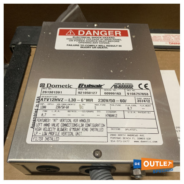 معالج هواء بحري ATV12HVVZ من دوميتش ATV12000 BTU 12000 وحدة حرارية بحرية 230 فولت - 261301391