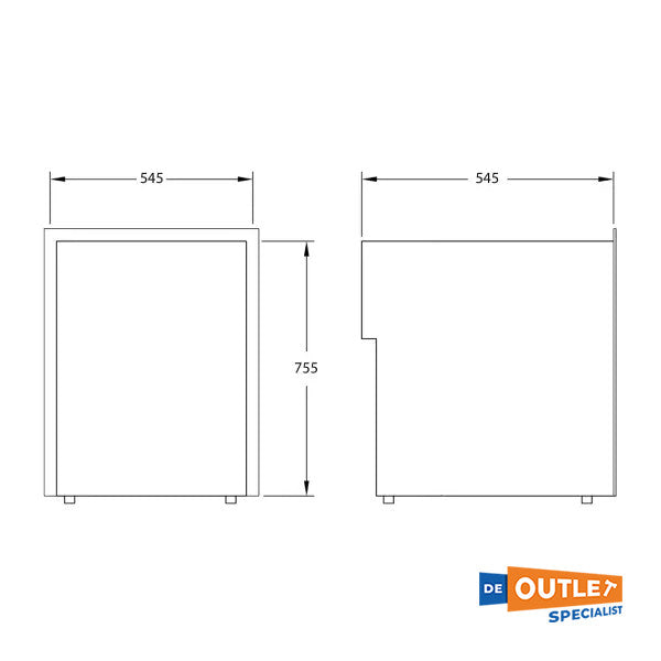 Компресорний холодильник Isotherm Cruise 130 Drink 130 л з нержавіючої сталі 12/24В