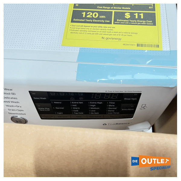 LG kompakti all in one -pesukone-kuivausrumpuyhdistelmä - WM3488HS