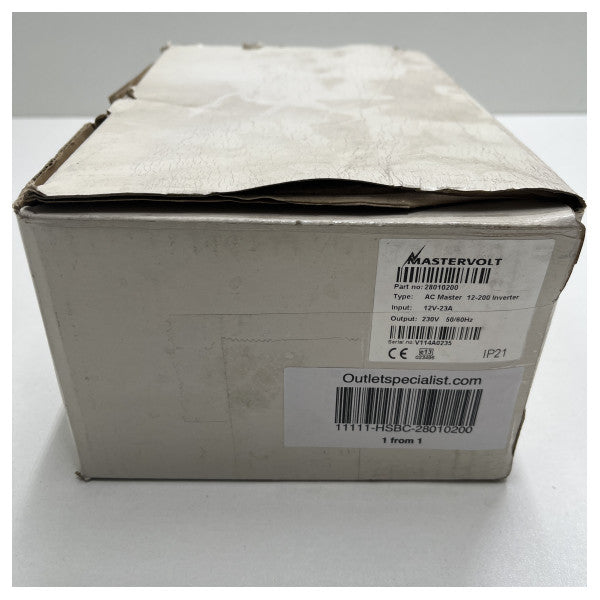 Mastervolt AC Master 12V - 200W sinüs dalga invertör - 28010200