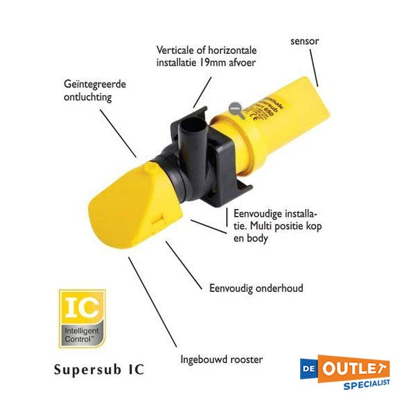 Автоматична трюмна помпа Whale SMART 650 12V