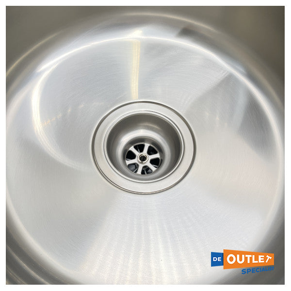 ALPES VS35-D 350 mm unterbewertet Edelstahlspüle