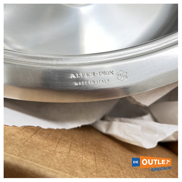 ALPES VS35-D 350 mm unterbewertet Edelstahlspüle