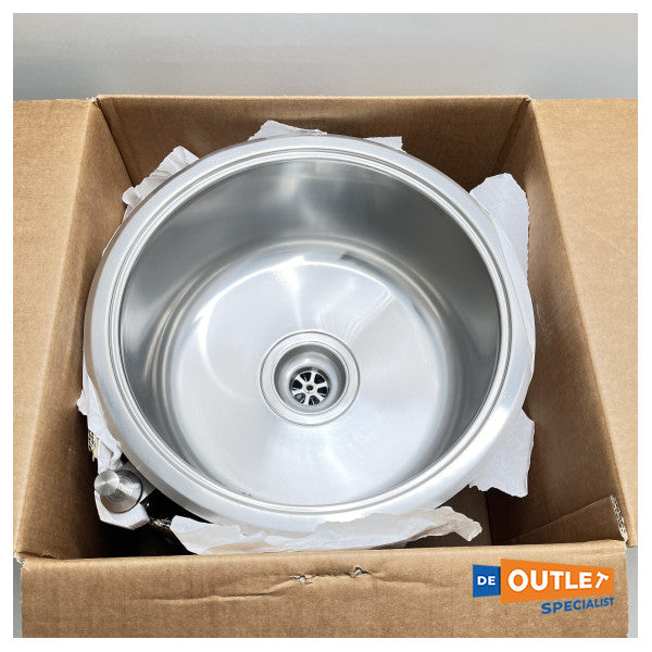 ALPES VS35-D 350 mm unterbewertet Edelstahlspüle