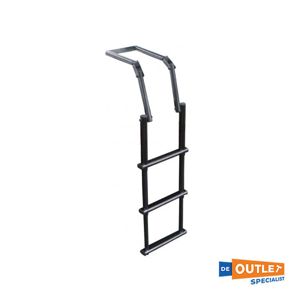 Ceredi Giovanni Scala da bagno pieghevole a 3 livelli in acciaio inox