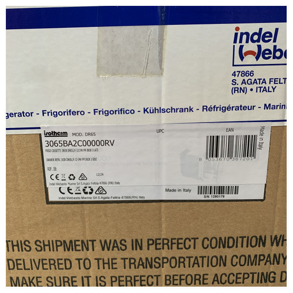 Isotherm DR65 65L kompresörlü çekmeceli buzdolabı 12/24V - 3065BA2C00000RV