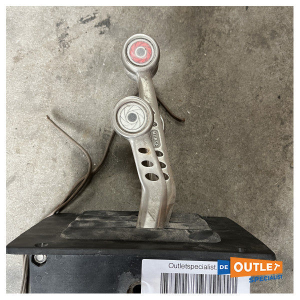 Подвійний важіль управління двигуном Teleflex MY Flush хром - 311122-560