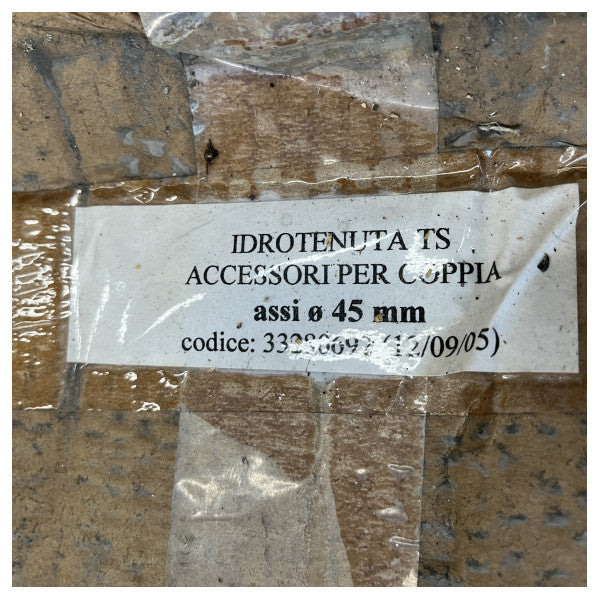 Hydraulitiiviste TS 45 mm öljyvoideltu akselitiivistesarja - 33280692