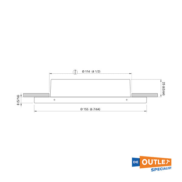 Quick Thekla LED paslanmaz çelik downlight spot 12/24V - FAMP1412X12CD02
