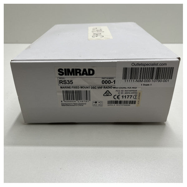 Simrad RS35 DSC VHF AIS受信機付きVHF無線機 - 000-10790-001