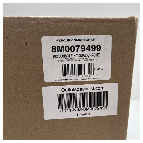 Κιτ ελέγχου κινητήρα Mercury Mercruiser DTS διπλού ελέγχου - 8M0079499