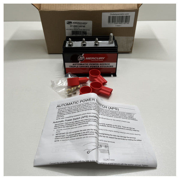 Комплект за автоматичен превключвател на захранването Mercury Verado 80 amp - 8M0149746