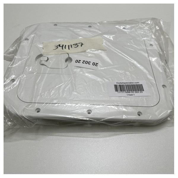 Бял инспекционен люк с размери 305 x 355 - 20.302.20