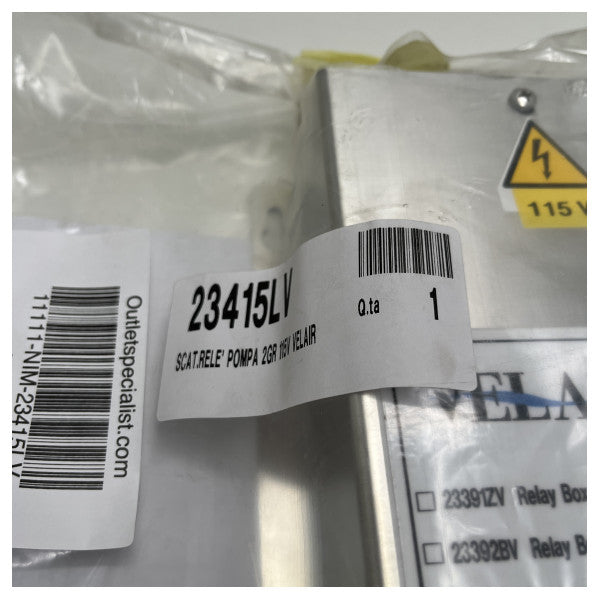 Velair scatola relè aria condizionata 1 pompa 2 unità 115V - 23415LV