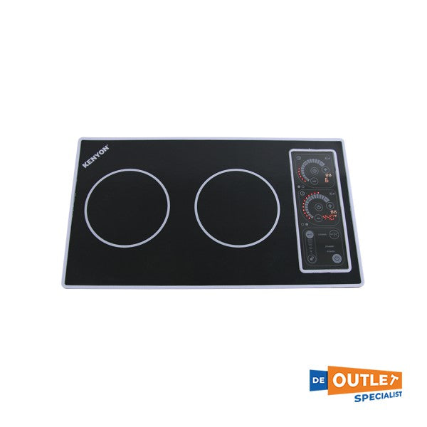 Kenyon Silken 2 build-in electric 2-zone hob 230V