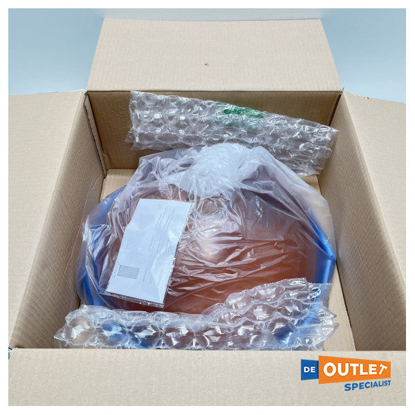 Disinn tal-Ħġieġ Ø 40 cm Washbasin Bronż tal-Ħġieġ