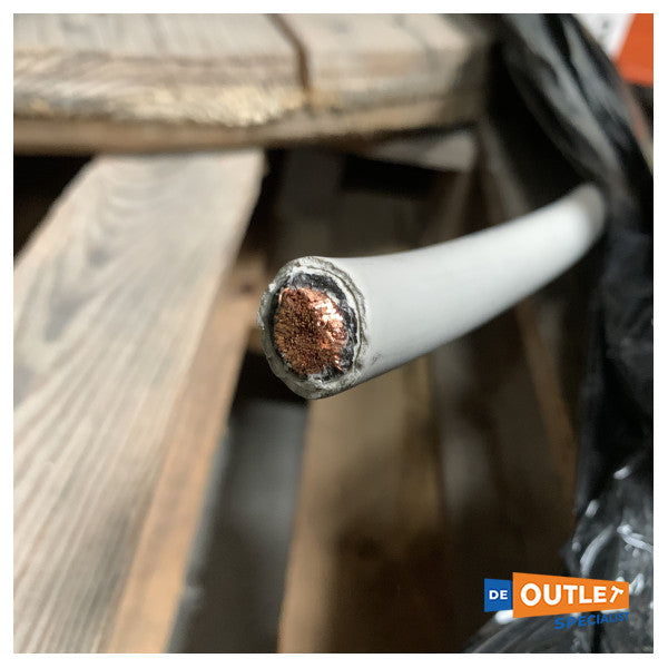 Rulle TT Cables 70 mm2 batterikabel vit 149 meter - FG16R16-70