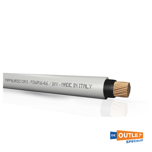 Рулон TT Cables 95 мм2 акумуляторний кабель 220 метрів білий - FG16R16-95