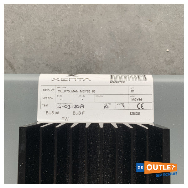 Unidade de controlo da interface do motor Xenta X-Dock CU-P75-MAN