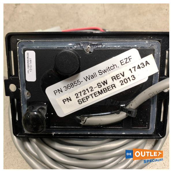 Riva Tecma Silence Plus seinäkytkimen ohjauspaneeli - 27205-SW