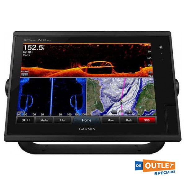 Garmin GPSMAP 7612 Cuerpo de tarjeta táctil de 12 pulgadas BLACK-010-01307-11