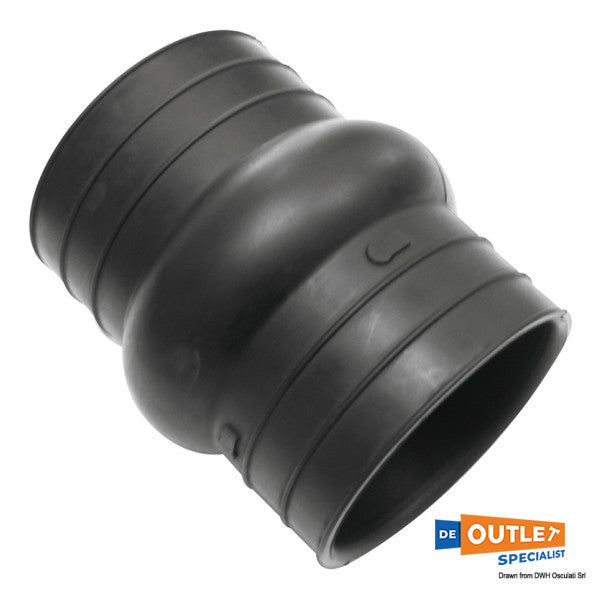 Fole de escape Volvo Penta D3 preto - 3863450