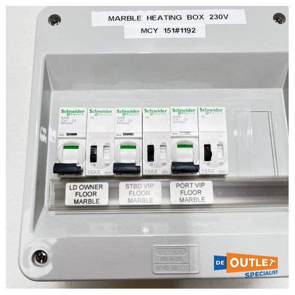 Gvern 4 x 16 Ampere Switch Cabinet - GW 40 26